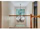 Open foyer with chandelier and view of staircase at 205 Glenbrook Ln, Canton, GA 30115