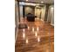 Game room with pool table and gleaming hardwood floors at 205 Glenbrook Ln, Canton, GA 30115