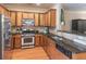 Modern kitchen with stainless steel appliances at 3312 Erin Cir, Decatur, GA 30032