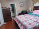 Spacious bedroom with a king-size bed and en-suite bathroom at 2479 Kingsland Dr, Dunwoody, GA 30360