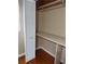 Closet with a shelf and rack at 2479 Kingsland Dr, Dunwoody, GA 30360