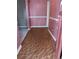 Inviting entryway features stylish flooring and a charming pink color scheme at 2479 Kingsland Dr, Dunwoody, GA 30360