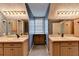 Spacious bathroom with double sinks and a window at 947 Pinbrook Dr, Lawrenceville, GA 30043
