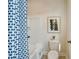 Simple bathroom with shower/tub combo and a toilet at 131 Bennett Farm Dr, Loganville, GA 30052