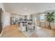 Modern kitchen with stainless steel appliances and an island at 131 Bennett Farm Dr, Loganville, GA 30052