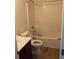 Clean bathroom with tub and shower at 1238 Polk Xing, Mcdonough, GA 30252