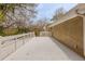 Spacious back deck with white railings, overlooking a snow-covered yard at 2617 Miriam Ln, Decatur, GA 30032