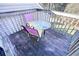 Small deck with table and chairs, offering a peaceful outdoor space at 5908 Trent Walk Dr, Lithonia, GA 30038