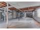 Unfinished basement area with HVAC and water heater at 3426 Glensford Dr, Decatur, GA 30032