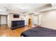 Spacious basement bedroom with private bath and hardwood floors at 9706 Spyglass Dr, Villa Rica, GA 30180
