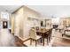 Casual dining area with table and chairs near kitchen at 9706 Spyglass Dr, Villa Rica, GA 30180
