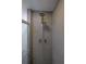 Modern shower with gray tile and double shower heads at 346 Carpenter Dr # 51, Atlanta, GA 30328