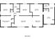 1278 sq ft floor plan; 3 bedrooms, 2 baths, living room, dining room, kitchen and laundry at 3211 Sandusky Dr, Decatur, GA 30032