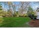 Spacious backyard with lush grass and mature trees at 3048 Charlbury Pl, Avondale Estates, GA 30002