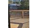 Wooden deck with railing overlooking backyard at 1336 Diamond Se Ave, Atlanta, GA 30316