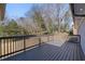 Spacious deck with a view of the backyard at 2233 Troutdale Dr, Decatur, GA 30032