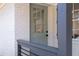 Inviting light green front door with sidelights at 2233 Troutdale Dr, Decatur, GA 30032