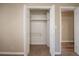 Functional closet with shelving and water heater at 4424 Malibu Dr, Decatur, GA 30035