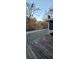 Wooden deck with white railing and backyard view at 710 Seals Rd, Dallas, GA 30157