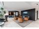 Elegant lobby with comfortable seating and fireplace at 400 W Peachtree Nw St # 2303, Atlanta, GA 30308