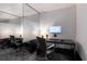 Private office with a desk, chair and monitor at 400 W Peachtree Nw St # 2303, Atlanta, GA 30308