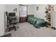 Cozy bedroom with a bed and built-in shelving at 860 N Bethany Rd, Mcdonough, GA 30252