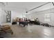 Garage with pool table, storage, and work area at 860 N Bethany Rd, Mcdonough, GA 30252