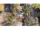 Aerial shot of a house nestled among trees, showcasing its secluded setting and roof at 2183 Pansy Nw St, Atlanta, GA 30314