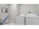 A laundry room includes a modern washer and dryer set, plus an electrical panel at 2183 Pansy Nw St, Atlanta, GA 30314