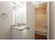 Updated bathroom with granite countertop and a shower/tub combo at 6695 Buckhurst Trl, Atlanta, GA 30349