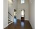 Bright and spacious entryway with hardwood floors and high ceilings at 5435 Crestline View Rd, Cumming, GA 30028