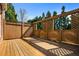Back deck area with privacy screening, perfect for outdoor seating at 570 Parkside Village Nw Way # 12, Marietta, GA 30060