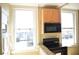 Modern kitchen with granite countertops and city views at 32 Peachtree St # 403, Atlanta, GA 30303