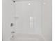 Clean bathroom with white subway tile and a shower/tub combo at 456 Parkway Ne Dr # 12, Atlanta, GA 30308