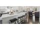 Modern kitchen with island, stainless steel appliances, and white cabinetry at 456 Parkway Ne Dr # 12, Atlanta, GA 30308