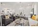 Open living room with comfortable seating, coffee table and large artwork at 456 Parkway Ne Dr # 12, Atlanta, GA 30308