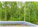 Deck with railing overlooking the wooded area at 9635 Haverhill Ln, Johns Creek, GA 30022
