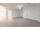 Large unfinished basement area with neutral walls at 9635 Haverhill Ln, Johns Creek, GA 30022