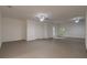 Unfinished basement with high ceilings and plenty of space at 9635 Haverhill Ln, Johns Creek, GA 30022