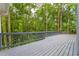 Spacious deck overlooking a wooded area, perfect for outdoor entertaining at 9635 Haverhill Ln, Johns Creek, GA 30022
