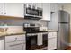 Modern kitchen with stainless steel appliances and granite countertops at 230 E Ponce De Leon Ave # 317, Decatur, GA 30030