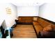 Finished basement with sectional sofa and media area at 3854 Heritage Crest Pkwy, Buford, GA 30519