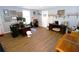 Finished basement office with wood flooring and desk at 3854 Heritage Crest Pkwy, Buford, GA 30519