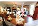 Kitchen features granite countertops and a view of the living room at 3854 Heritage Crest Pkwy, Buford, GA 30519