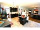 Open kitchen with granite countertops and dark cabinetry at 3854 Heritage Crest Pkwy, Buford, GA 30519