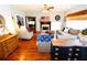 Spacious living room features hardwood floors, a fireplace, and ample seating at 3854 Heritage Crest Pkwy, Buford, GA 30519