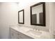 Bathroom with double vanity and quartz countertops at 548 Sawnee Village Blvd # D72, Cumming, GA 30040