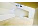 Spacious bonus room with carpet flooring and abundant natural light at 4140 Lanier Ridge Walk # 104, Cumming, GA 30041