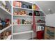 Organized pantry with ample shelving and storage space at 924 Wemberley Ln, Marietta, GA 30064