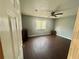 Bedroom with ceiling fan and hardwood floors at 201 Peyton Sw Pl, Atlanta, GA 30311